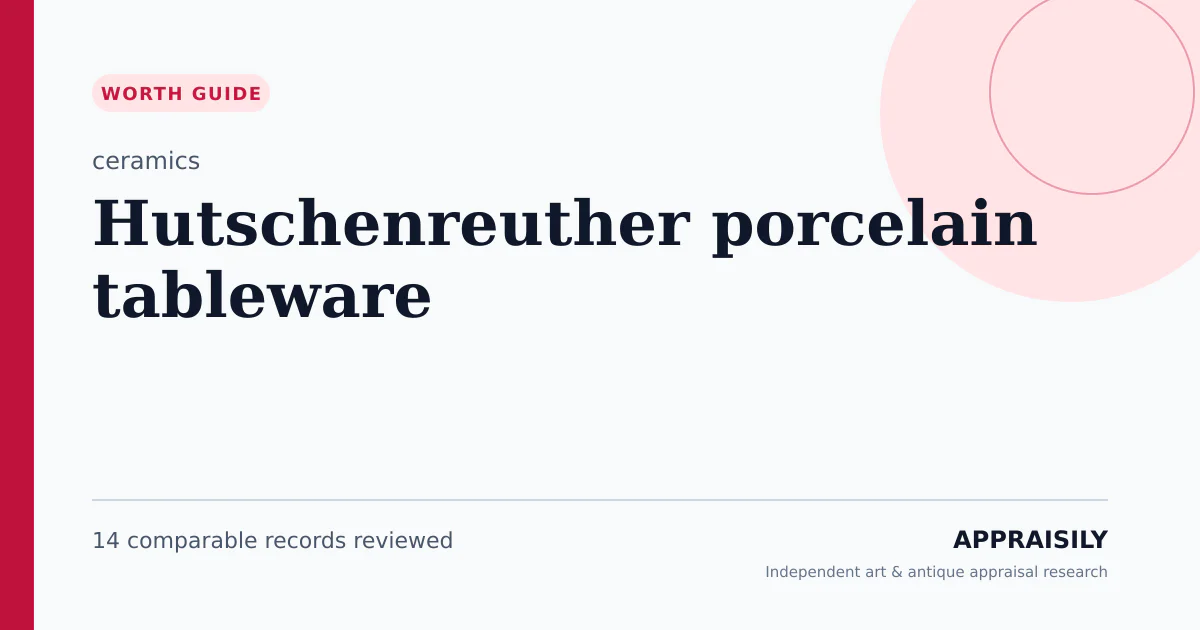 Hutschenreuther Porcelain Tableware